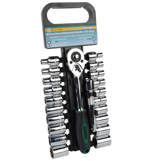 Br�_�”_der Mannesmann 22 Piece Socket Wrench Set
