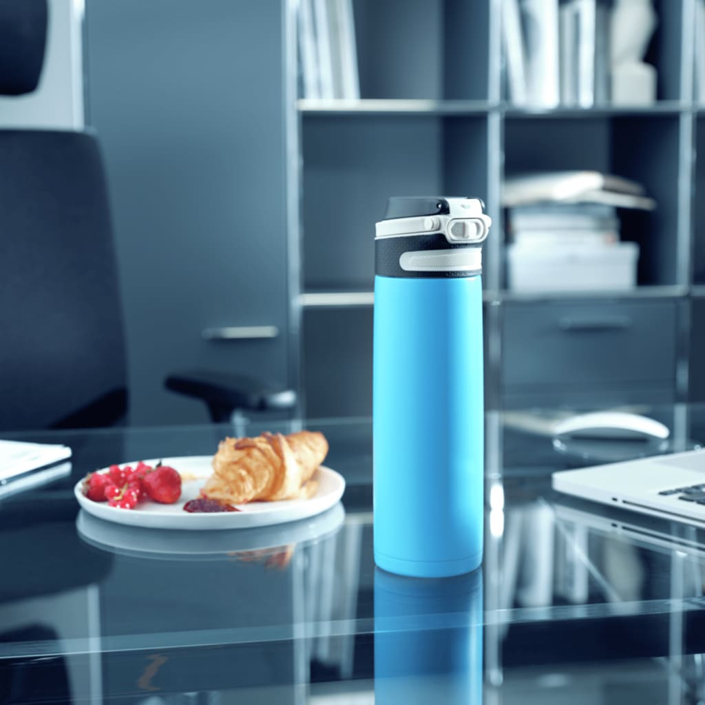 Leifheit Thermos Bottle Flip 600 ml Water Blue