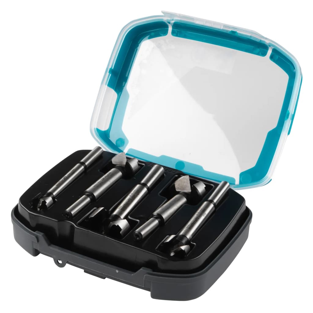 wolfcraft Five Piece Forstner Drill Bit Set Steel 1002000