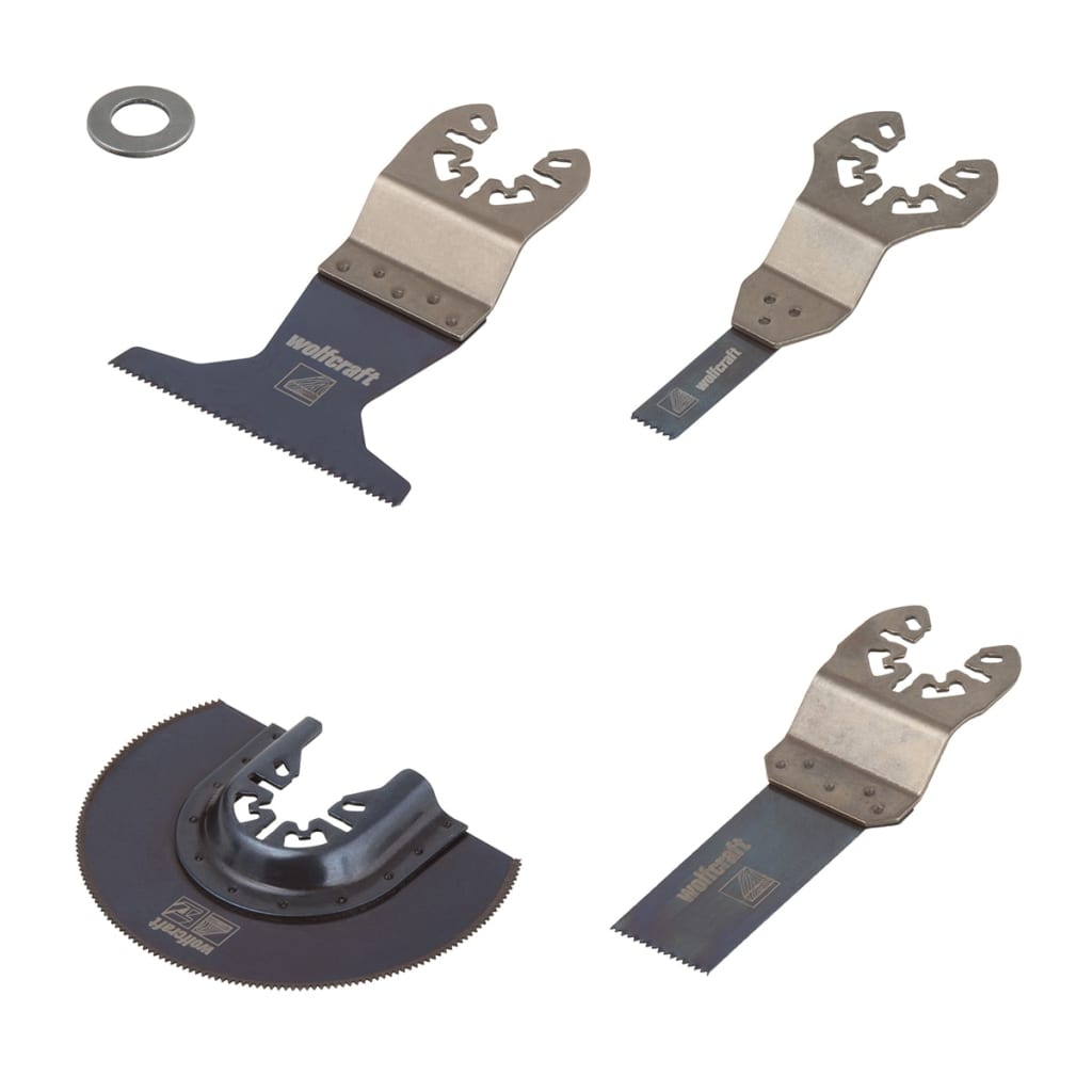 wolfcraft Five Piece Oscillating Multi-Tool Accessory Set PRO 3961000