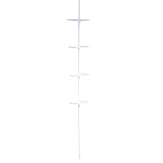 RIDDER Telescopic Shower Rack with 4 Shelves