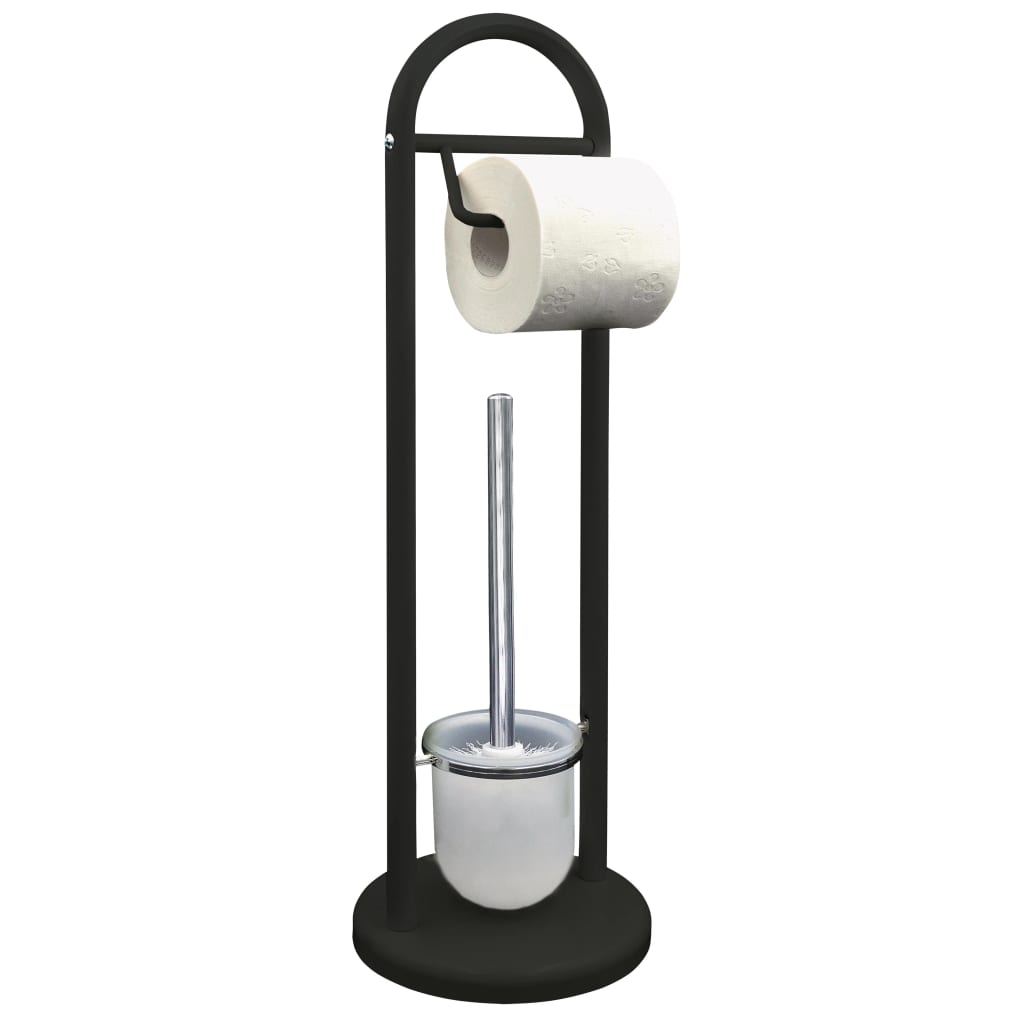 RIDDER 2-in-1 Toilet Brush Set Unique Black