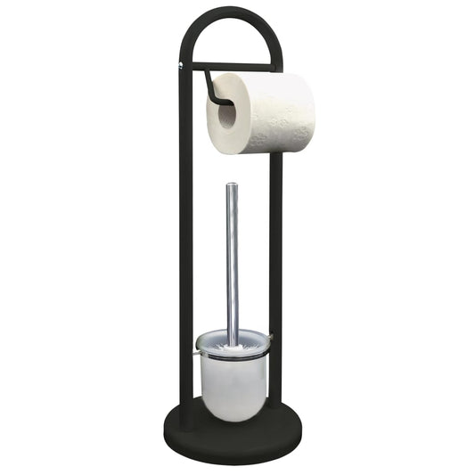 RIDDER 2-in-1 Toilet Brush Set Unique Black