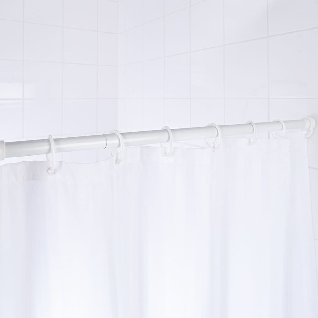 RIDDER Telescopic Shower Curtain Rod 110-245 cm White 55301