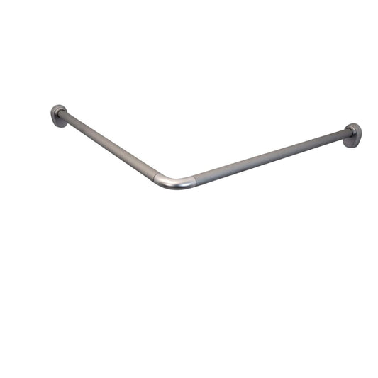RIDDER Universal Corner Shower Curtain Rod 90x90x2.5 cm