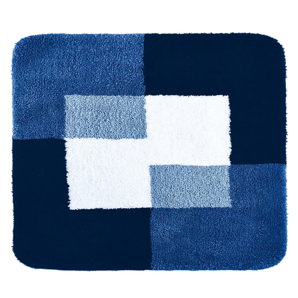 RIDDER Bathroom Rug Coins 55x50 cm Blue 7103803