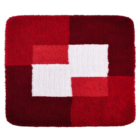 RIDDER Bathroom Rug Coins 55x50 cm Red 7103806
