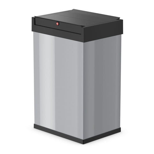 Hailo Waste Bin Big-Box Swing Size L 35 L Silver 0840-121