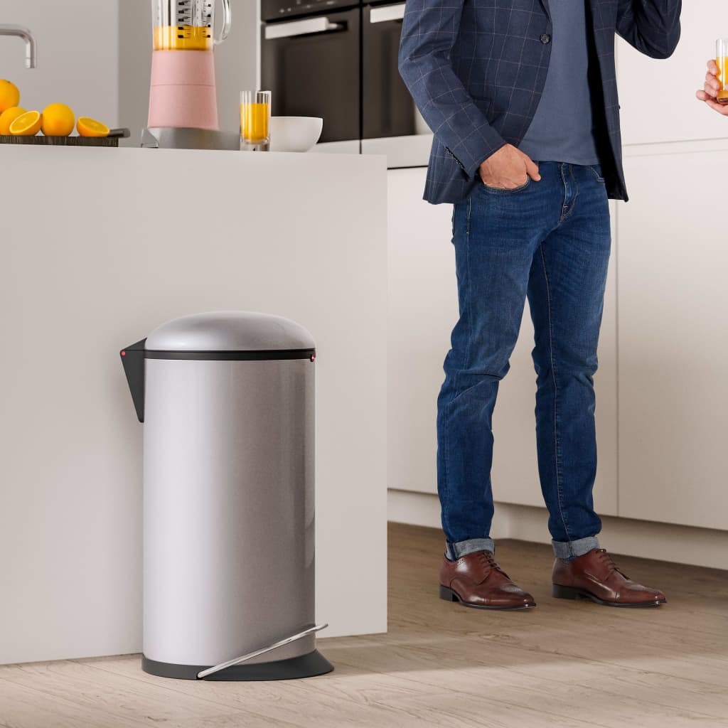 Hailo Pedal Bin Harmony L 20L Silver