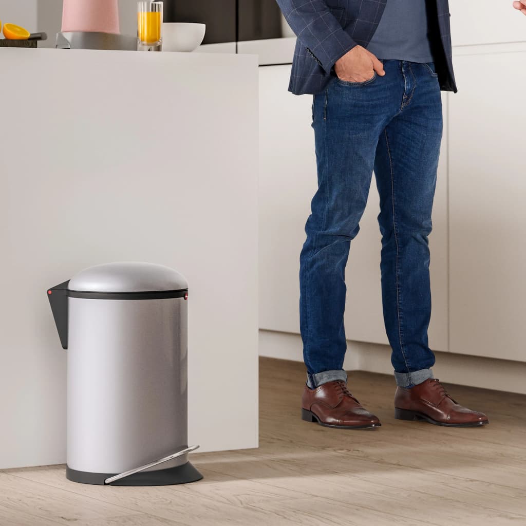 Hailo Pedal Bin Harmony M 12L Stainless Steel