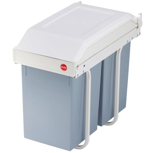 Hailo Cupboard Bin Multi-Box Duo Size L 2x14 L Cream 3659-001