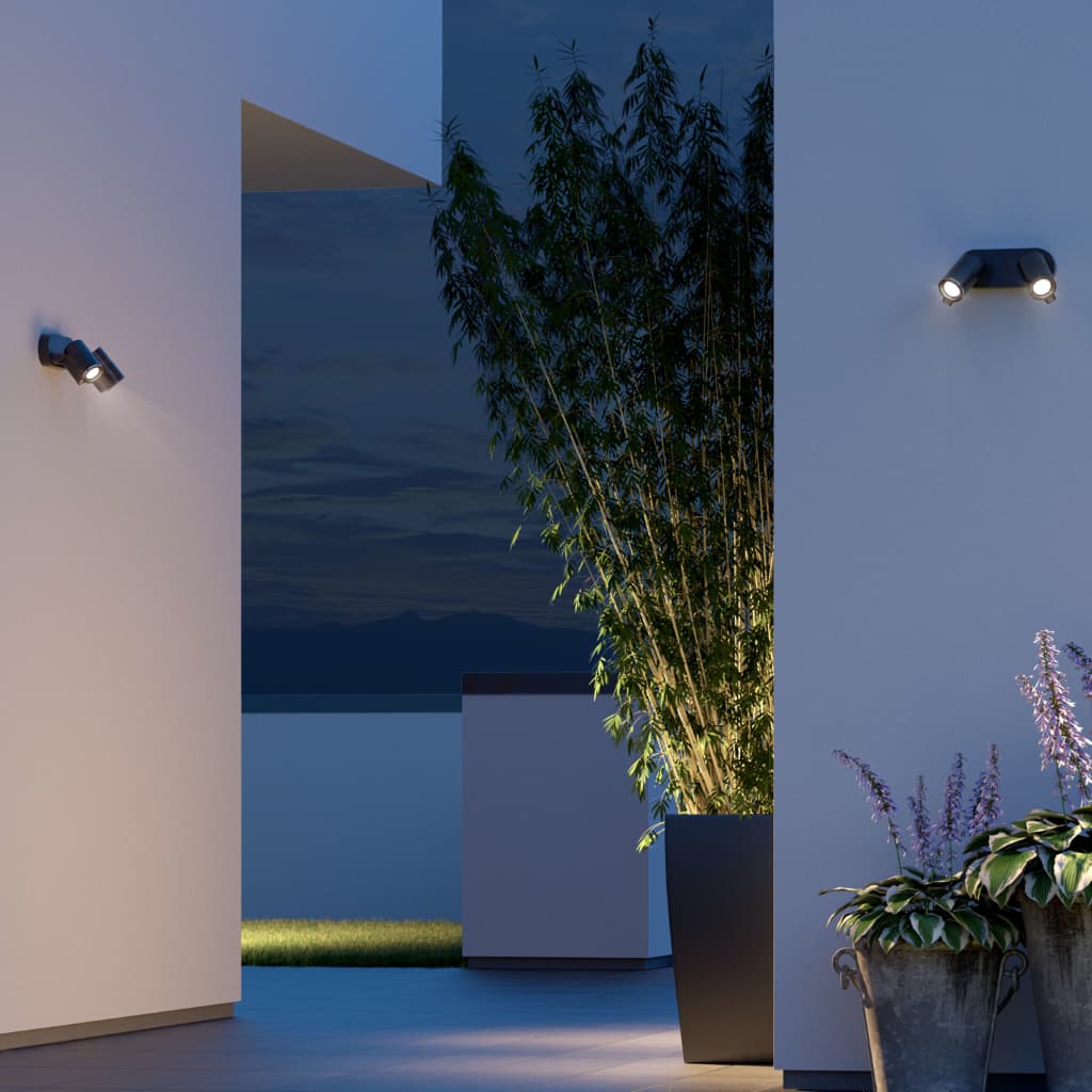 Steinel Outdoor Sensor Spotlight Spot Duo Sensor Connect Black