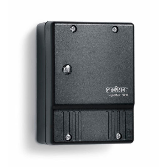 Steinel Photoelectric Lighting Controller NightMatic 3000 Black