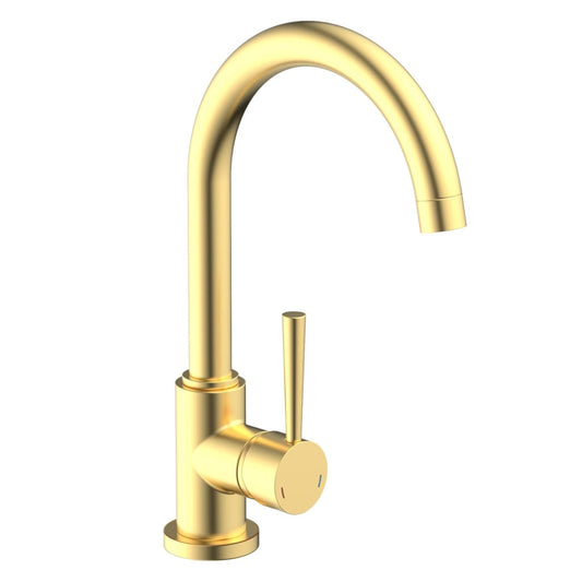 SCH�␏TTE Kitchen Mixer Tap with Round Spout CORNWALL Matte Gold