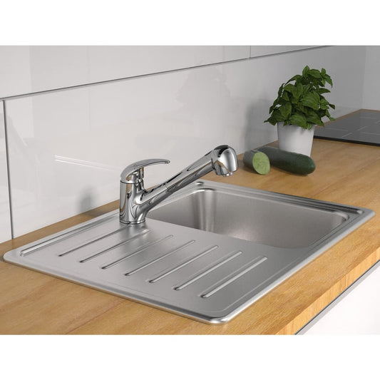 SCH�_�”��TTE Sink Mixer with Pull-out Spray ALBATROS Chrome