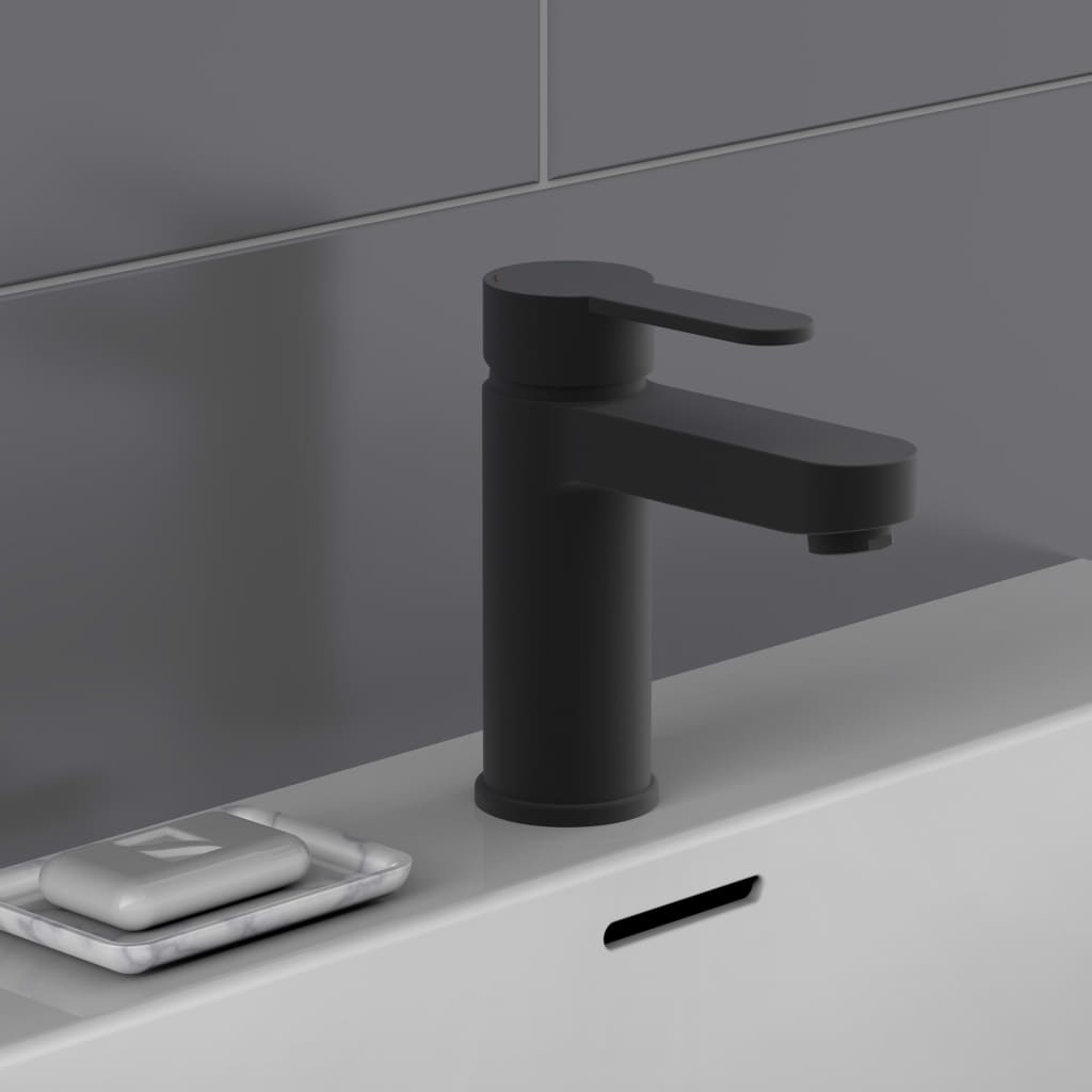 SCH�_�”��TTE Basin Mixer ELEPHANT Matt Black