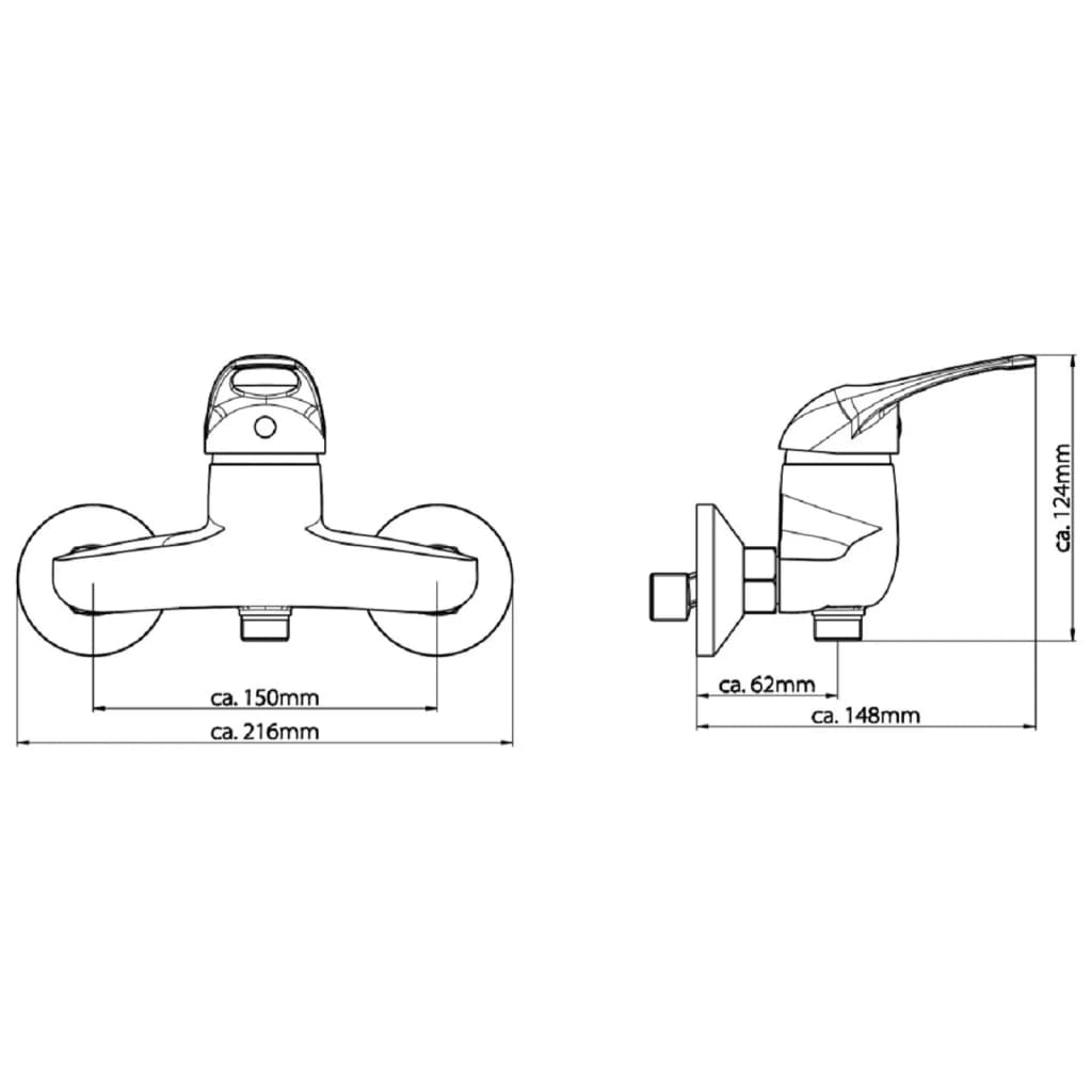 SCH�_�”��TTE Shower Mixer CALVINO Chrome