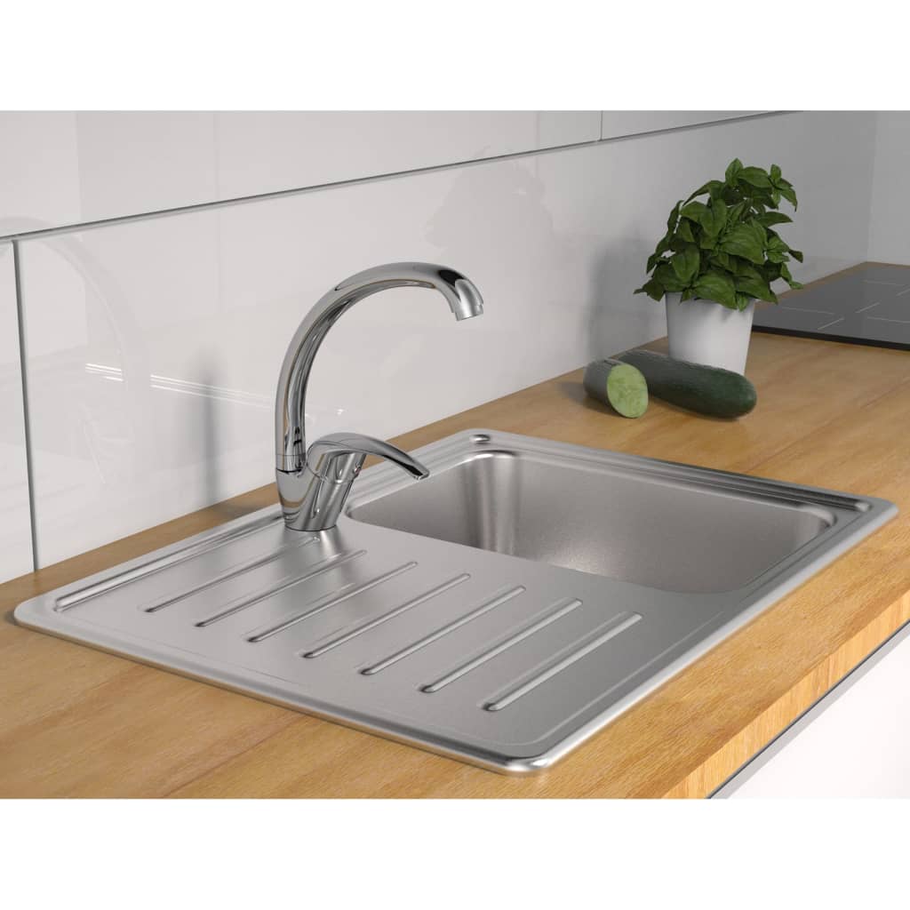 SCH�_�”��TTE Sink Mixer with Round Spout DIZIANI Chrome