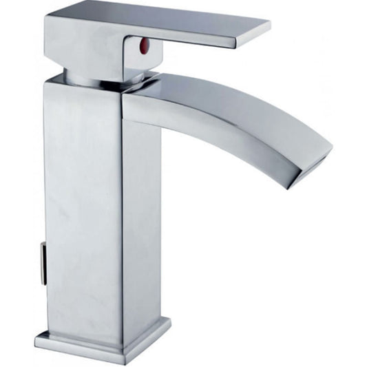 SCH�_�”��TTE Basin Mixer with Waterfall Spout CASCATA Chrome