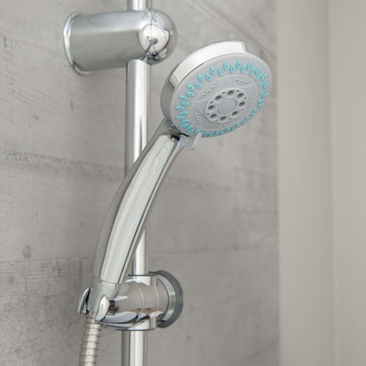 SCH�_�”��TTE Overhead Shower Set with LED Lights GALAXIS Chrome