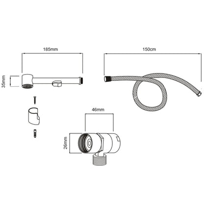 SCH�_�”��TTE Head Shower NANCY Chrome