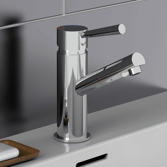 SCHÌÏTTE Basin Mixer CORNWALL Low Pressure Chrome