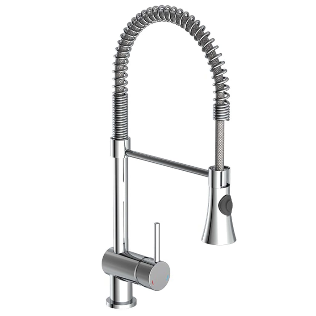 SCH�_�”��TTE Sink Mixer with Spiral Spring CORNWALL Low Pressure Chrome