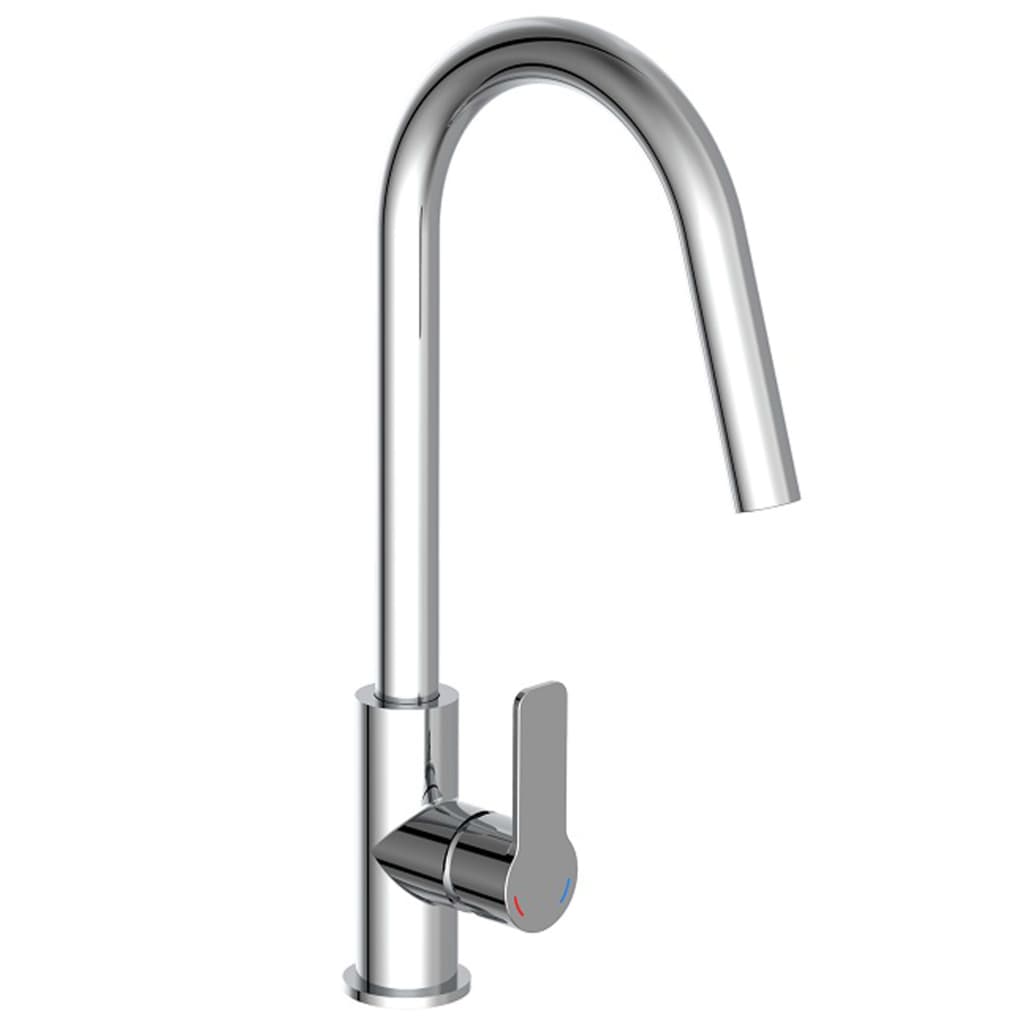 SCH�_�”��TTE Sink Mixer with Round Spout SWAN Chrome