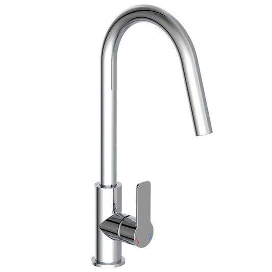 SCH�_�”��TTE Sink Mixer with Round Spout SWAN Chrome
