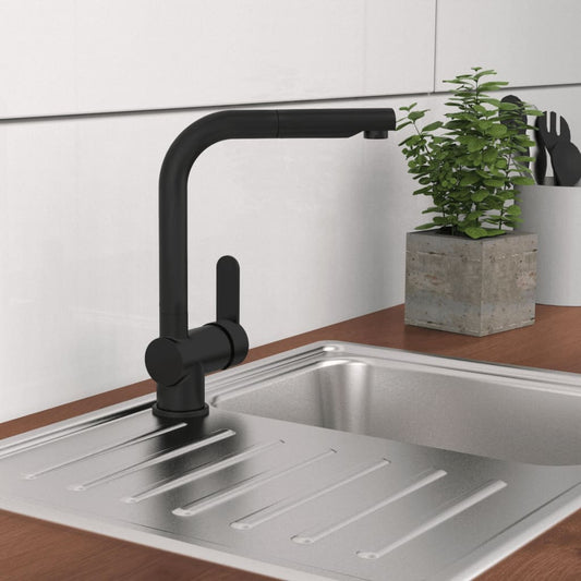 SCH�_�”��TTE Kitchen Mixer Tap with Pull-out Spout LONDON Matte Black