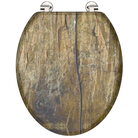 SCHÌÏTTE Toilet Seat SOLID WOOD MDF Printed