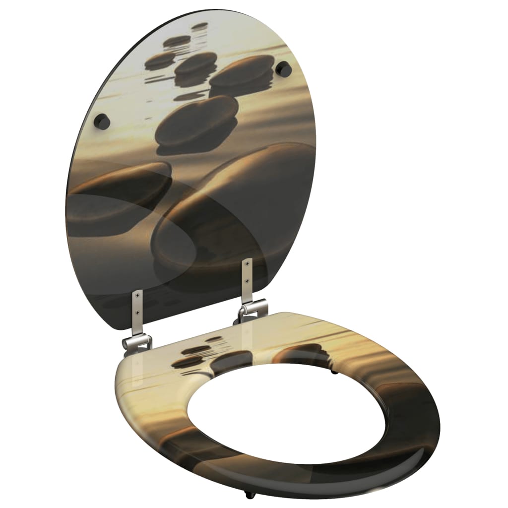 SCH�_�”��TTE Toilet Seat SEA STONE MDF