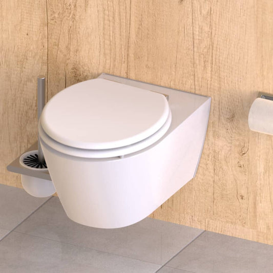 SCH�_�”��TTE Toilet Seat with Soft Close SPIRIT WHITE White Matte