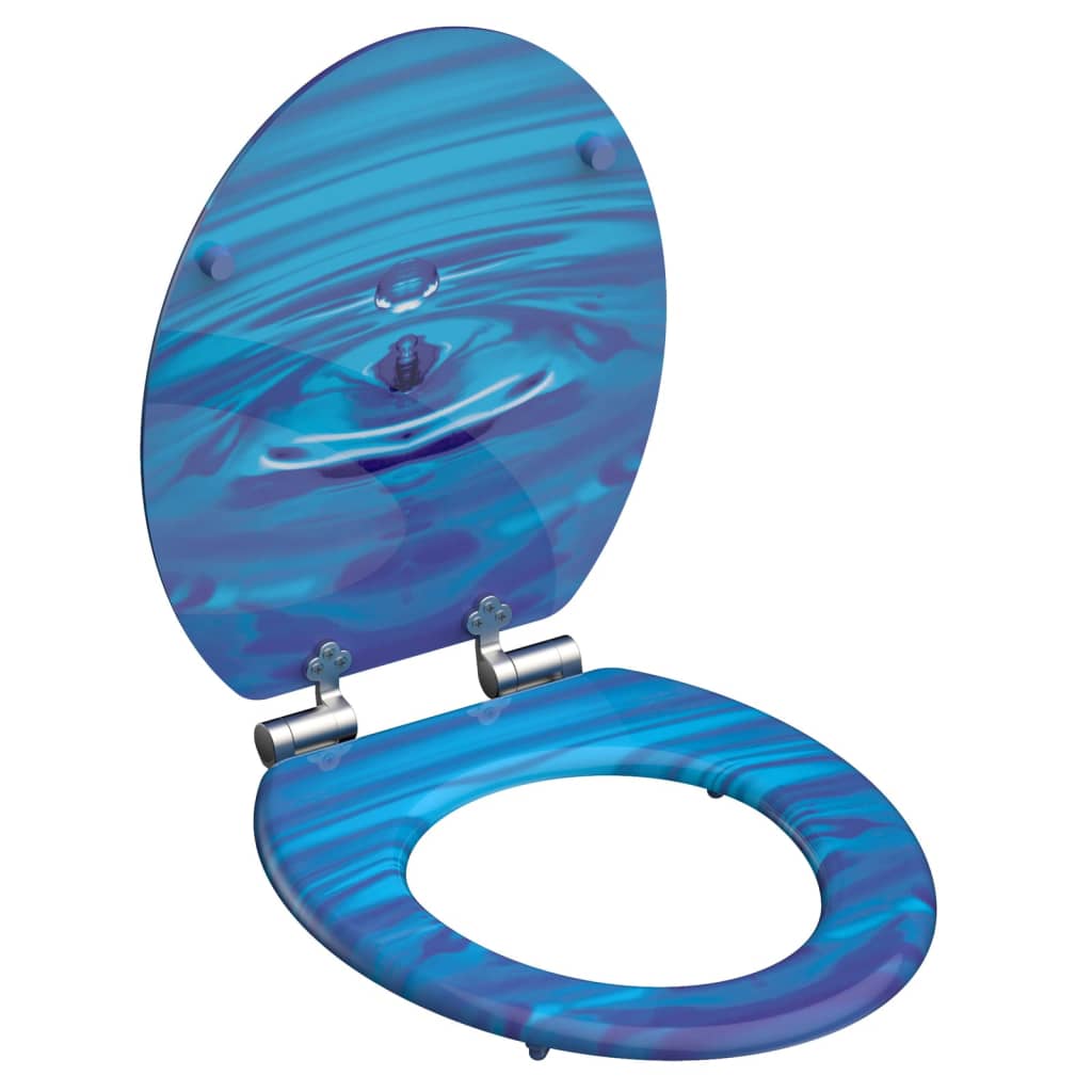 SCH�_�”��TTE Toilet Seat with Soft-Close BLUE DROP