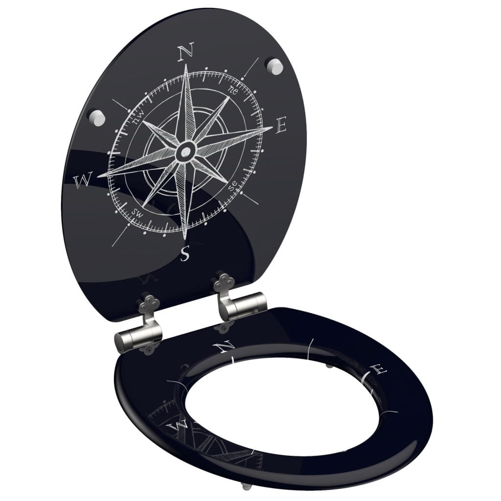 SCH�_�”��TTE Toilet Seat with Soft-Close COMPASS
