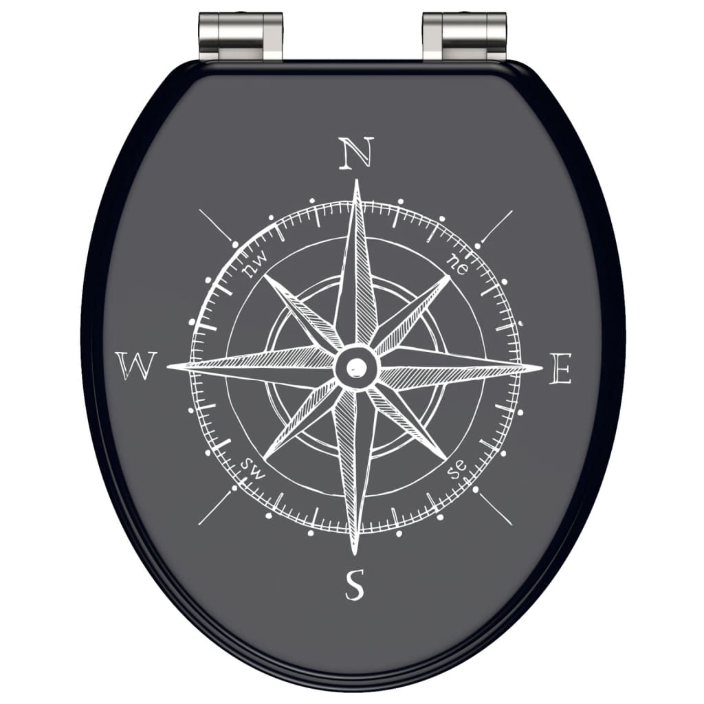 SCH�_�”��TTE Toilet Seat with Soft-Close COMPASS