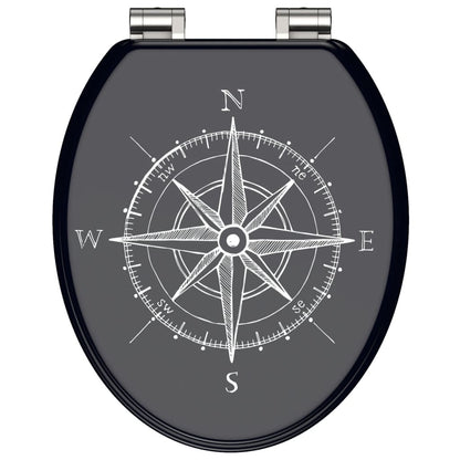 SCH�_�”��TTE Toilet Seat with Soft-Close COMPASS