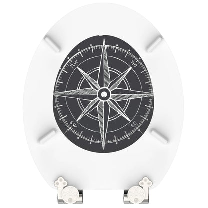 SCH�_�”��TTE Toilet Seat with Soft-Close COMPASS