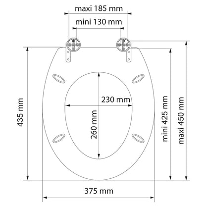 SCH�_�”��TTE Toilet Seat with Soft-Close COMPASS