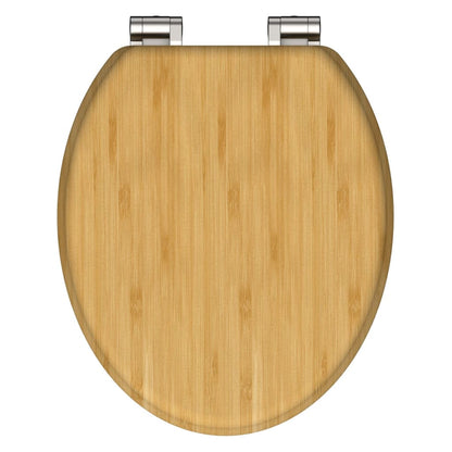 SCH�_�”��TTE Toilet Seat with Soft-Close NATURAL BAMBOO
