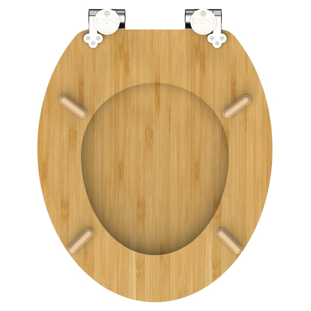 SCH�_�”��TTE Toilet Seat with Soft-Close NATURAL BAMBOO