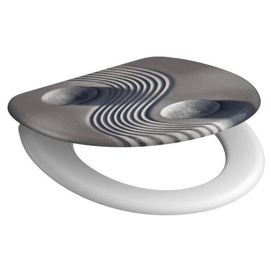 SCHÌÏTTE Toilet Seat with Soft-Close YIN & YANG