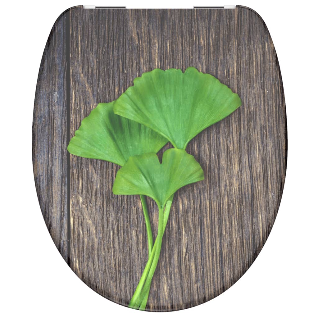 SCHÌÏTTE Toilet Seat with Soft-Close GINKGO & WOOD
