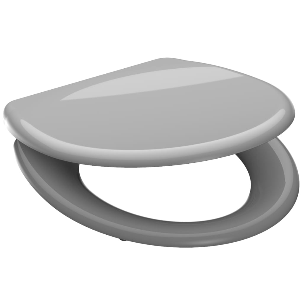SCH�_�”��TTE Duroplast Toilet Seat with Soft-Close Quick Release GREY