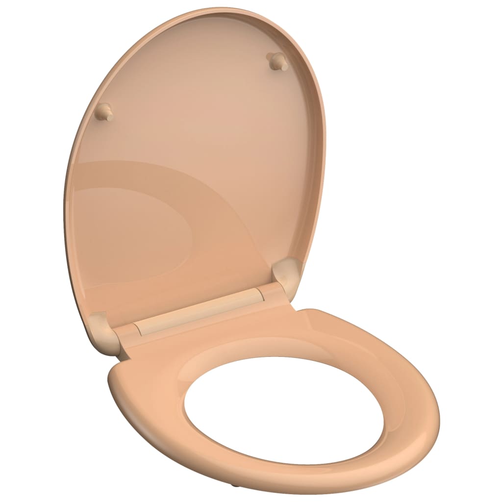 SCH�_�”��TTE Duroplast Toilet Seat with Soft-Close Quick Release BEIGE