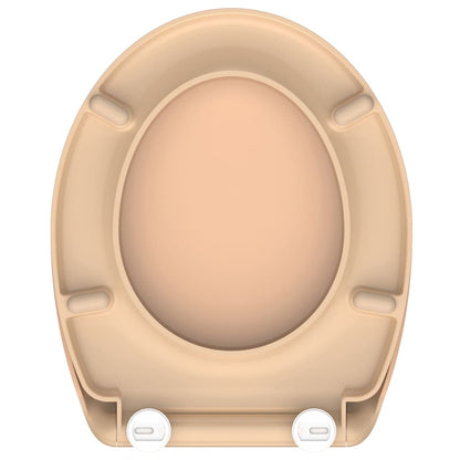 SCH�_�”��TTE Duroplast Toilet Seat with Soft-Close Quick Release BEIGE