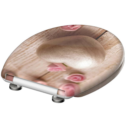 SCH�_�”��TTE Duroplast Toilet Seat with Soft-Close ROMANTIC Printed