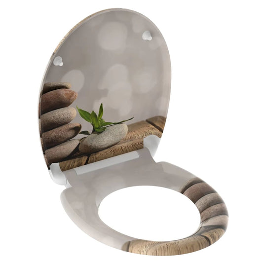 SCH�_�”��TTE Toilet Seat with Soft-Close Quick Release STONE PYRAMID