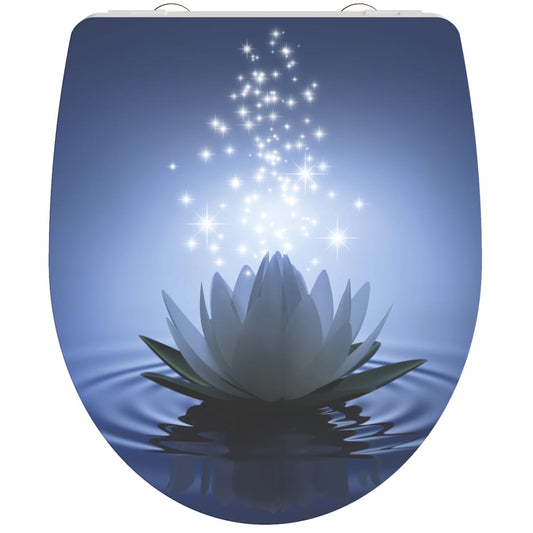 SCH�_�”��TTE Duroplast High Gloss Toilet Seat with Soft-Close WATER LILY