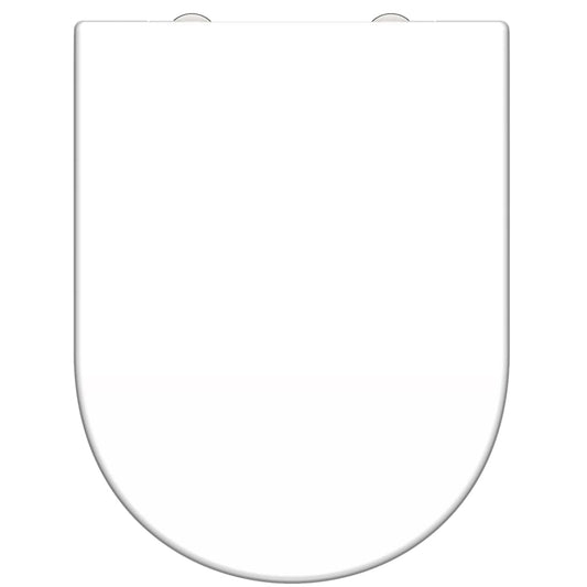 SCH�␏TTE Duroplast Toilet Seat WHITE D-shape